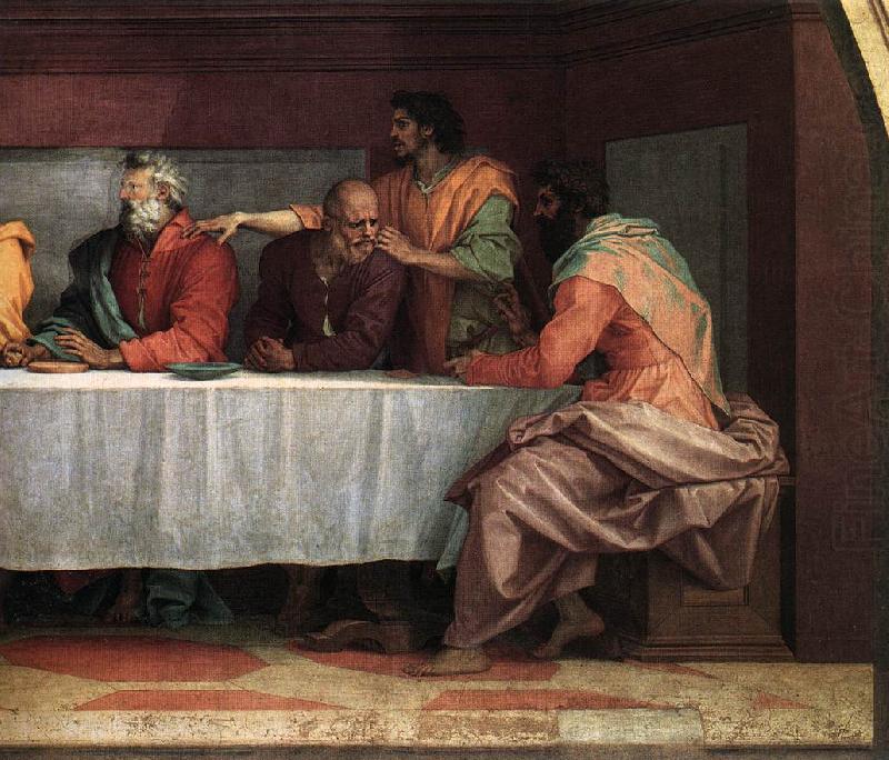 The Last Supper (detail) aas, Andrea del Sarto